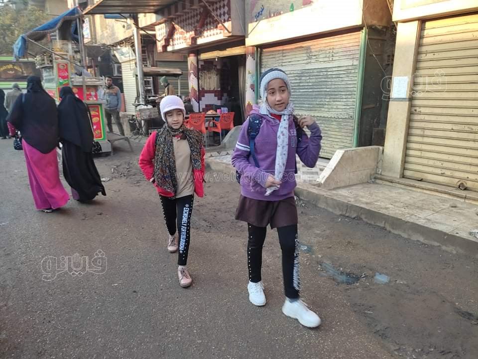 توافد تلاميذ علي مدراس شبرا الخيمة (6)