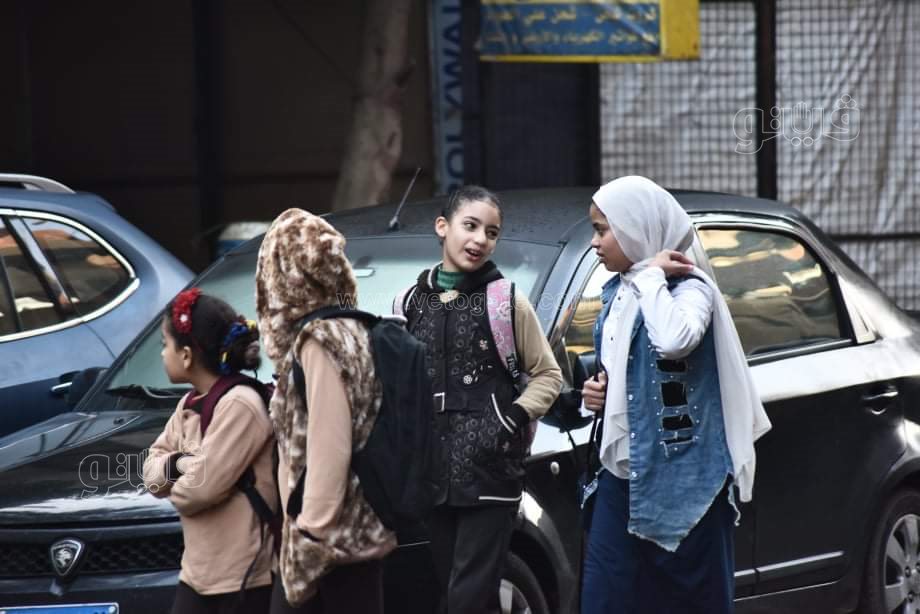 توافد تلاميذ علي مدراس شبرا الخيمة (9)