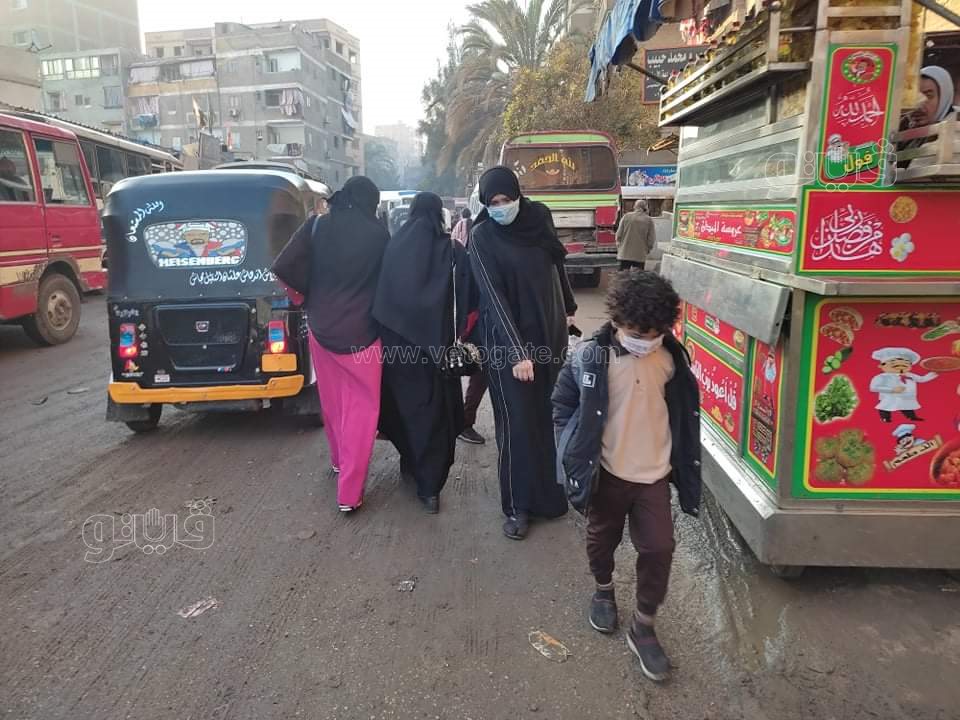 توافد تلاميذ علي مدراس شبرا الخيمة (12)