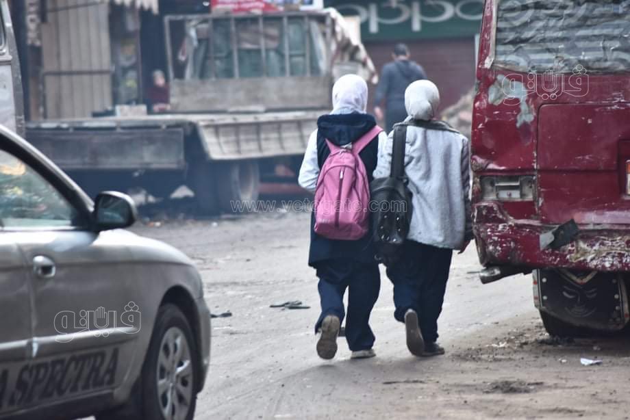  توافد تلاميذ علي مدراس شبرا الخيمة (17)