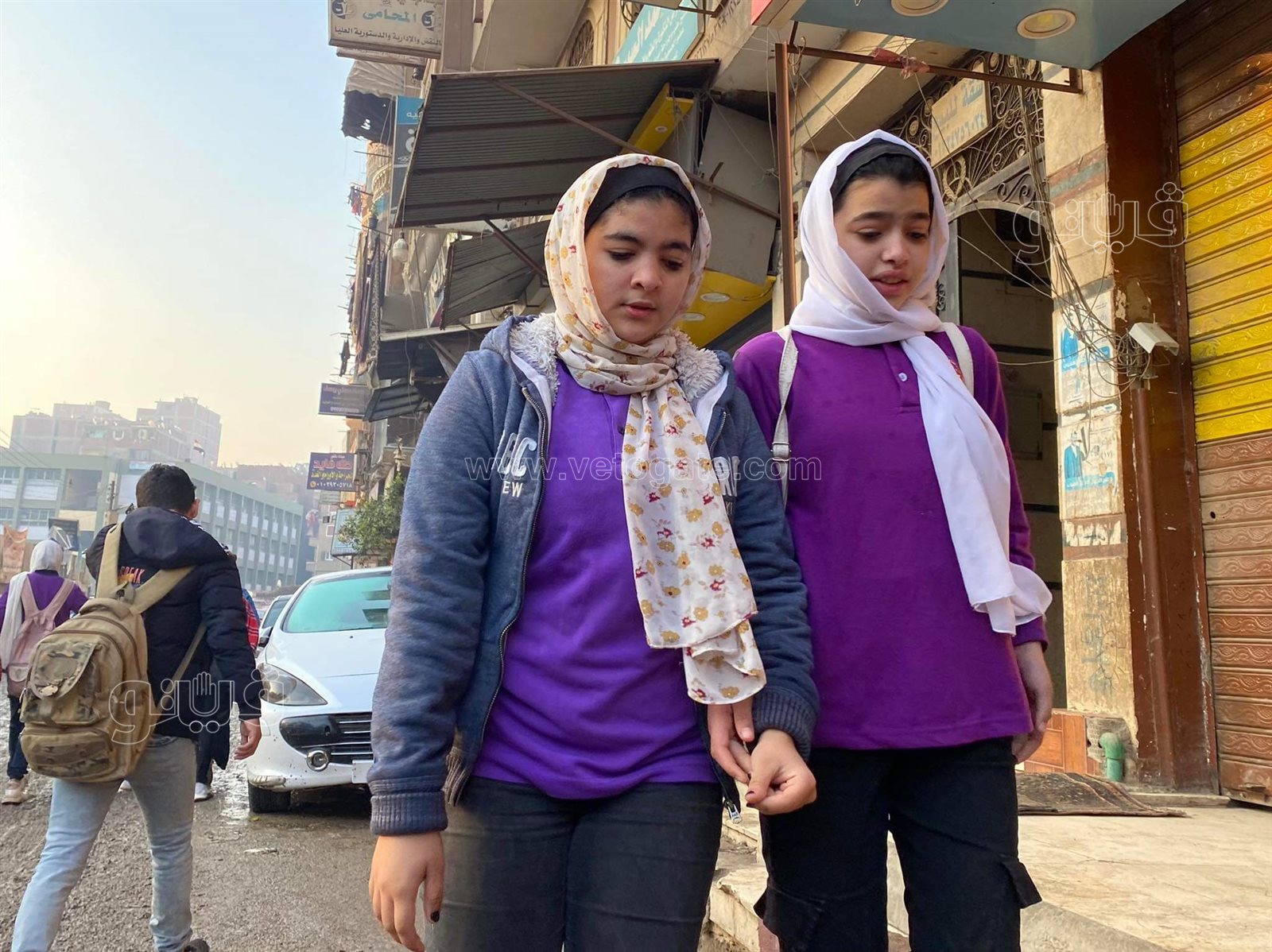 توافد الطلاب مع أولياء الأمور في أول أيام الدراسة (16)