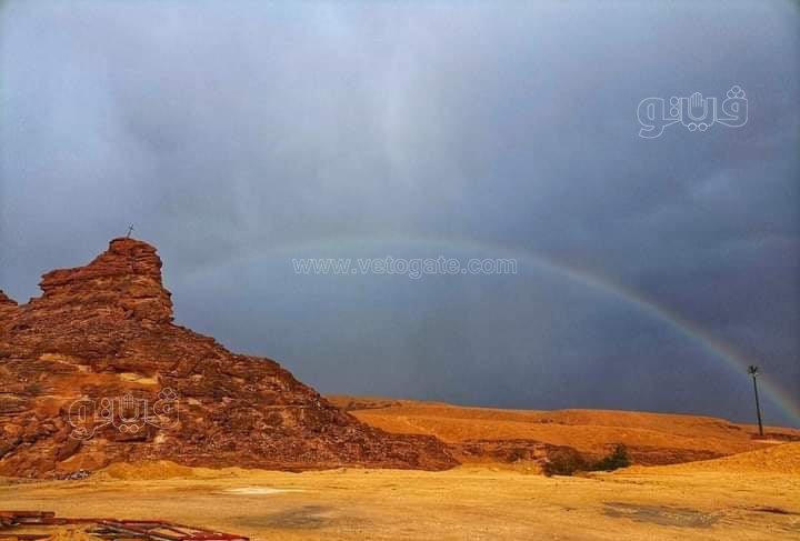 تلفيات بطريق دير الأنبا بولا بسبب السيول (10)