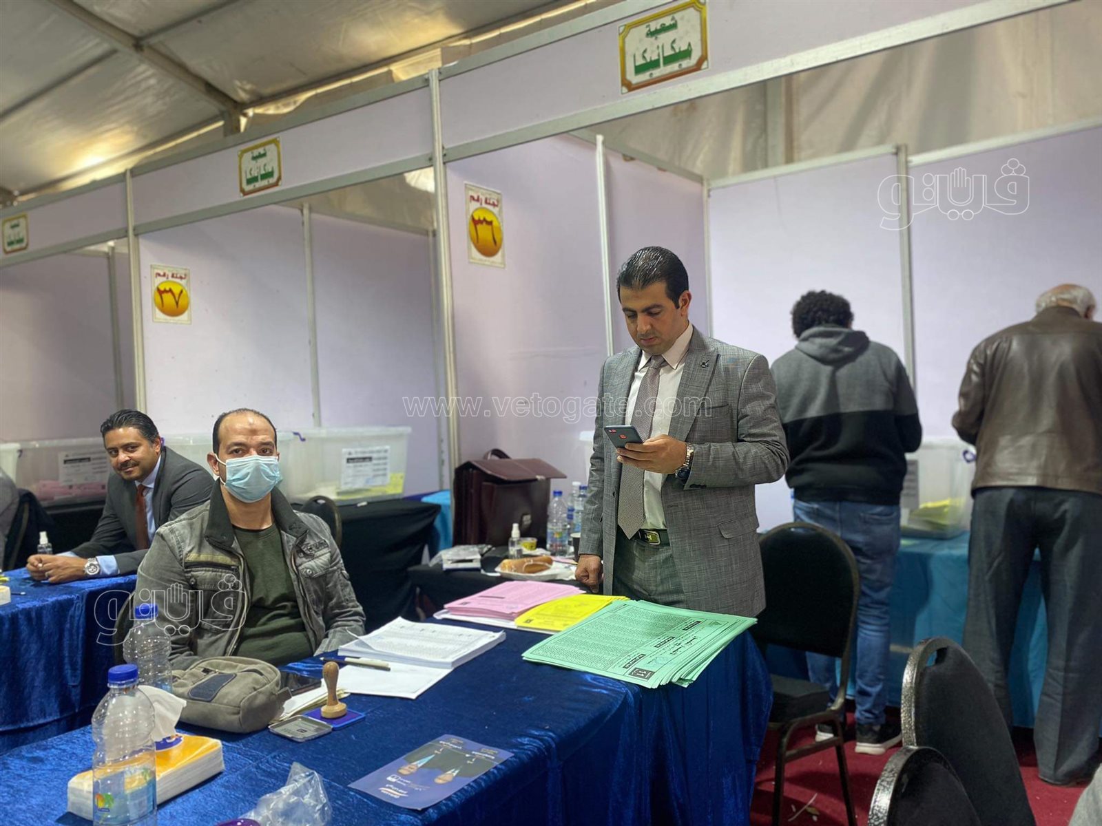 توافد أعضاء الجمعية العمومية في انتخابات المهندسين بالقاهرة (5)