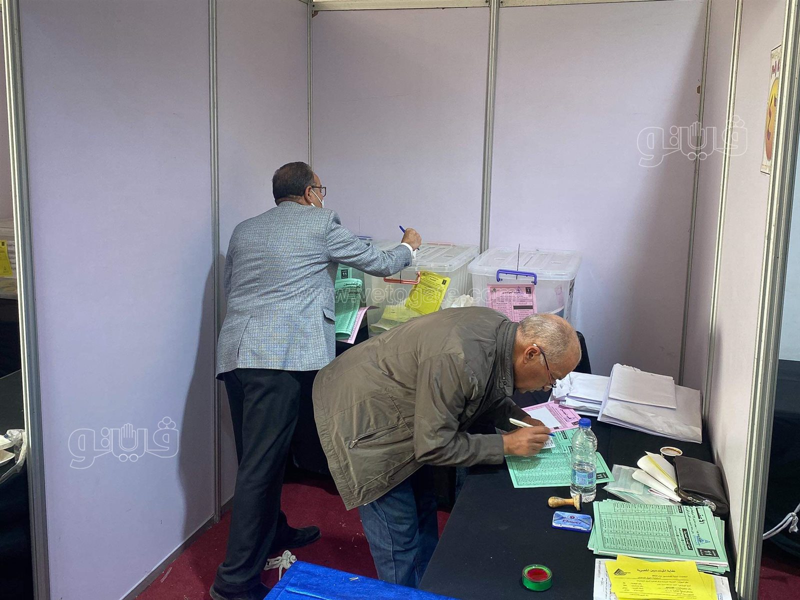 توافد أعضاء الجمعية العمومية في انتخابات المهندسين بالقاهرة (9)