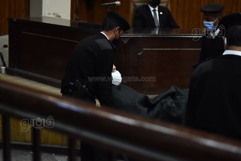 كريم الهوارى بدون إخفاء وجهه في ثالث جلسات قضية حادث زايد (5)