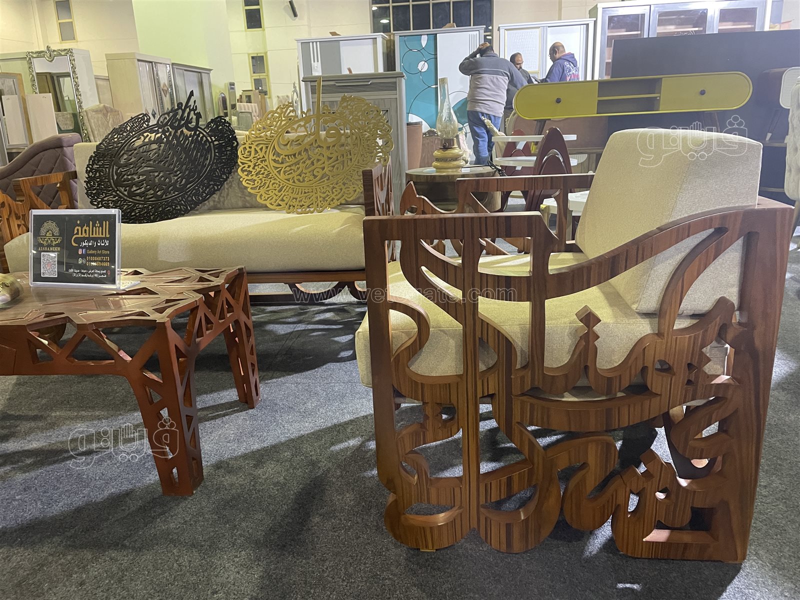 من داخل معرض صنع في دمياط.. صمم الانتريه على ذوقك وباسمك (7)