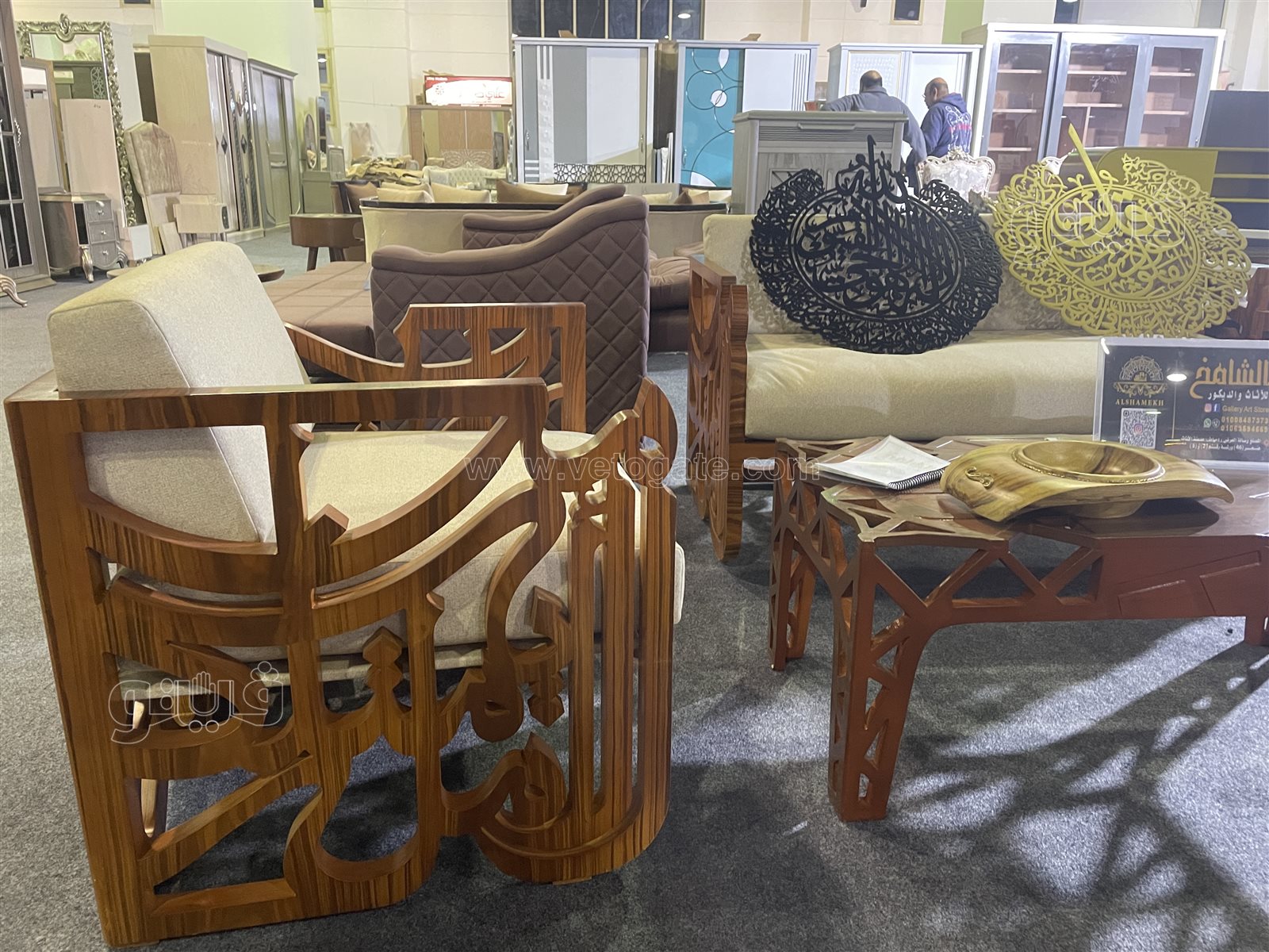 من داخل معرض صنع في دمياط.. صمم الانتريه على ذوقك وباسمك (8)