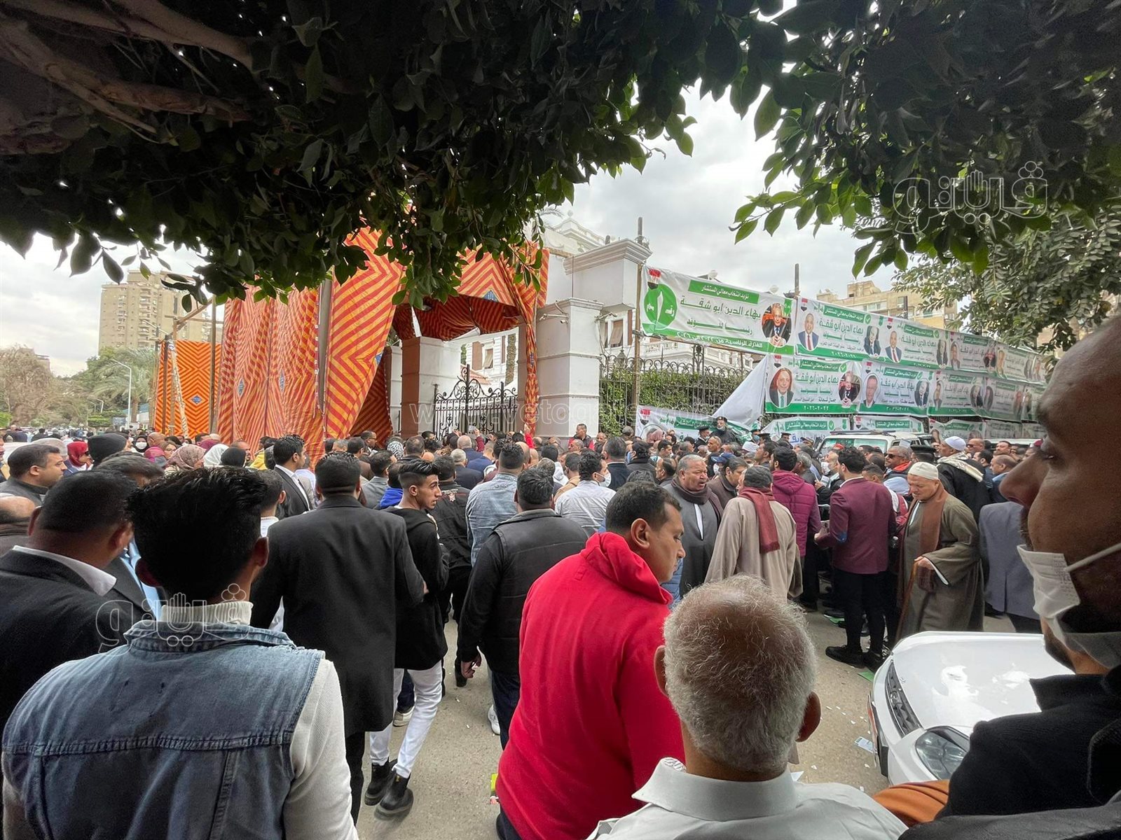 تزايد أعداد الناخبين في انتخابات رئاسة حزب الوفد (6)