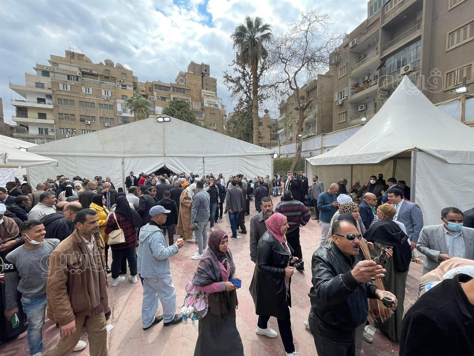 تزايد أعداد الناخبين في انتخابات رئاسة حزب الوفد (11)