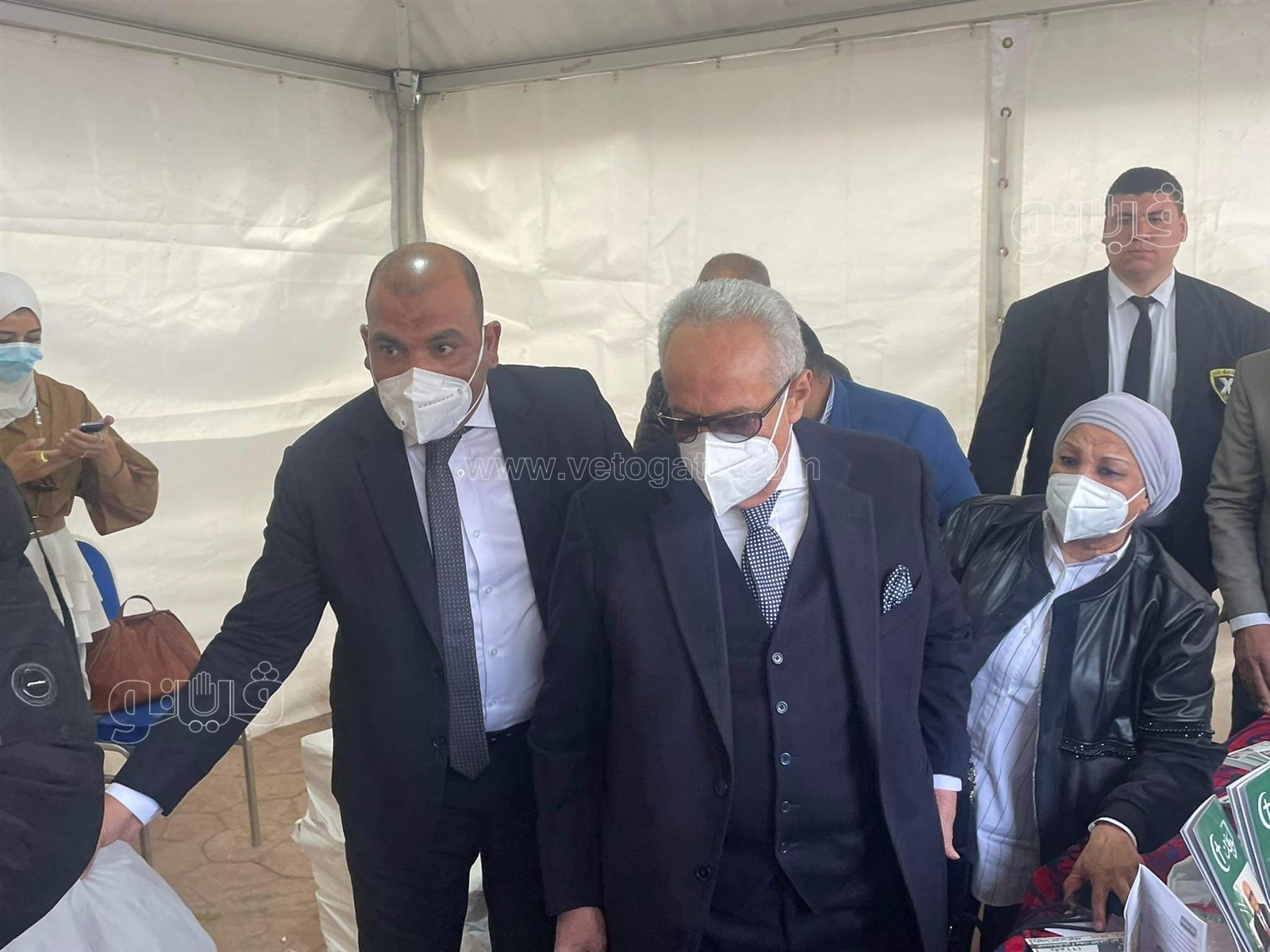 أبو شقة يصل مقار الاقتراع للإدلاء بصوته في انتخابات رئاسة الوفد (2)