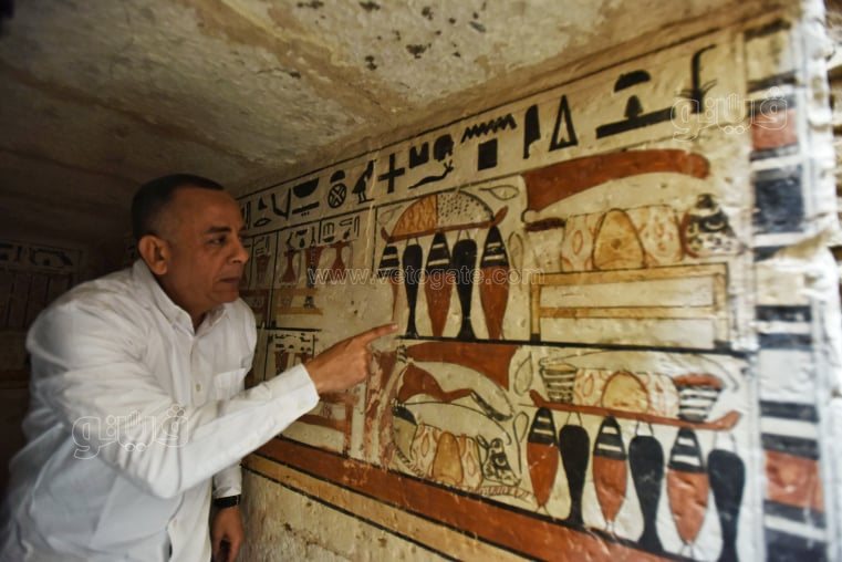 اكتشاف 5 مقابر منقوشة لكبار رجال الدولة القديمة (19)