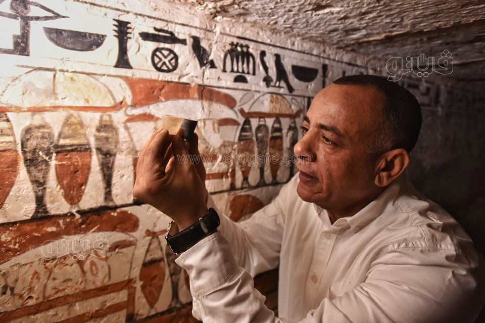 اكتشاف 5 مقابر منقوشة لكبار رجال الدولة القديمة (21)