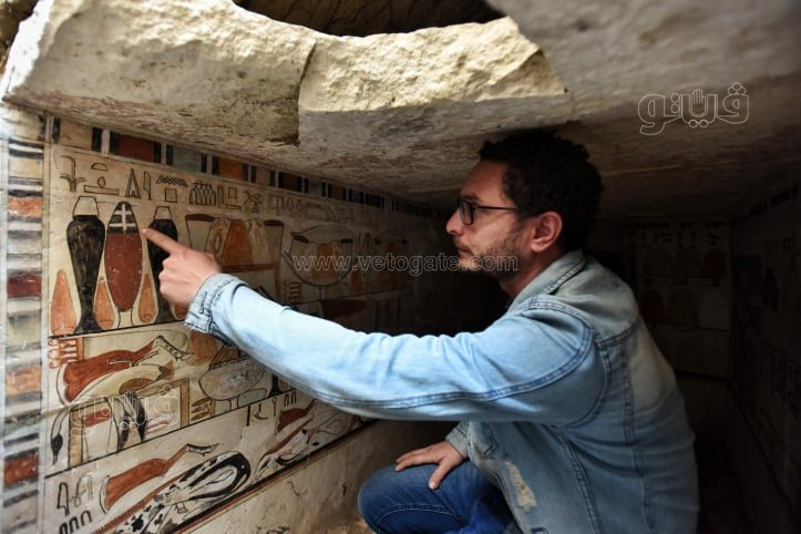 اكتشاف 5 مقابر منقوشة لكبار رجال الدولة القديمة (22)