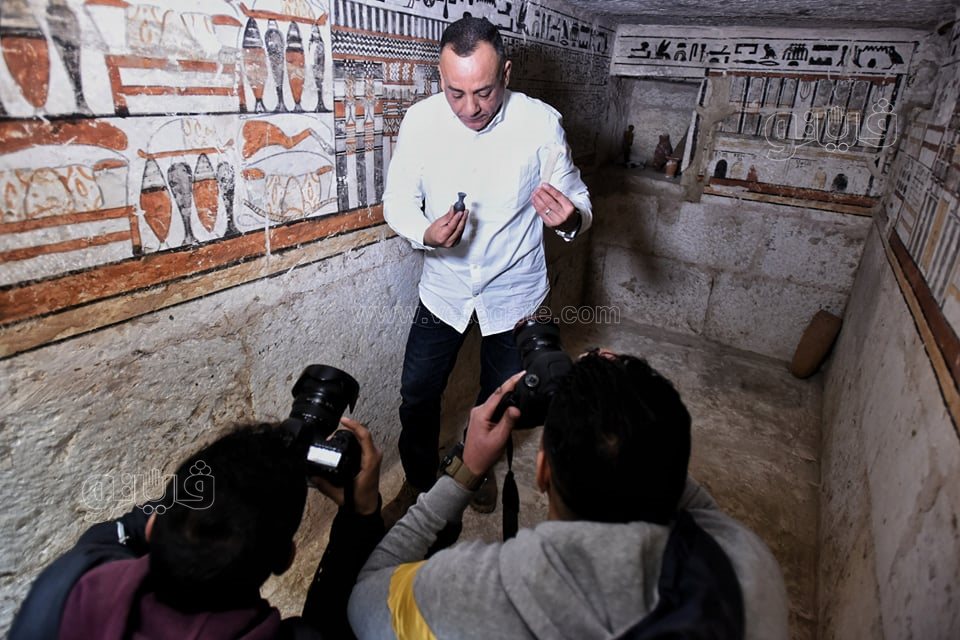 اكتشاف 5 مقابر منقوشة لكبار رجال الدولة القديمة (39)