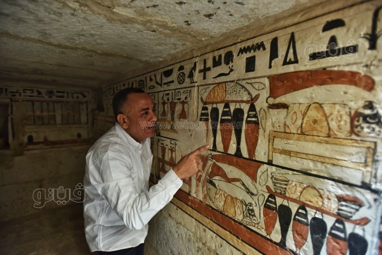 اكتشاف 5 مقابر منقوشة لكبار رجال الدولة القديمة (16)