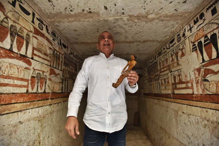 اكتشاف 5 مقابر منقوشة لكبار رجال الدولة القديمة (31)