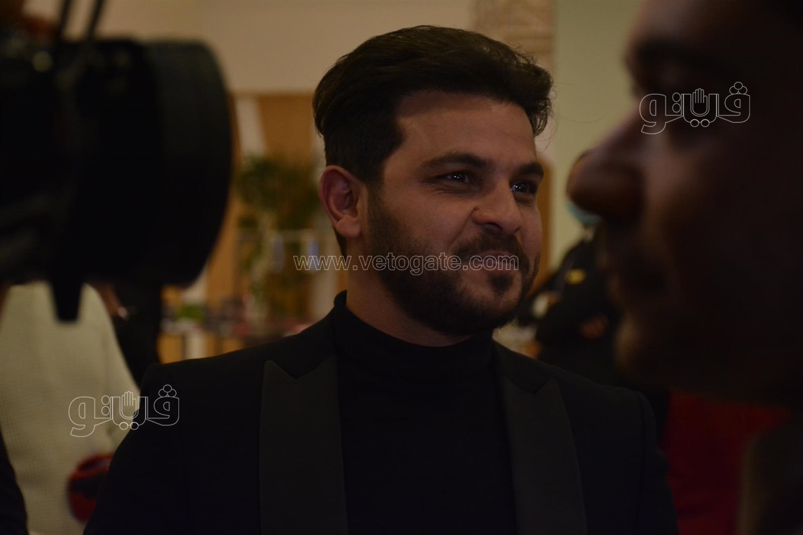 محمد رشاد وخطيبته يخطفان الأنظار في مؤتمر شارع أليف (4)