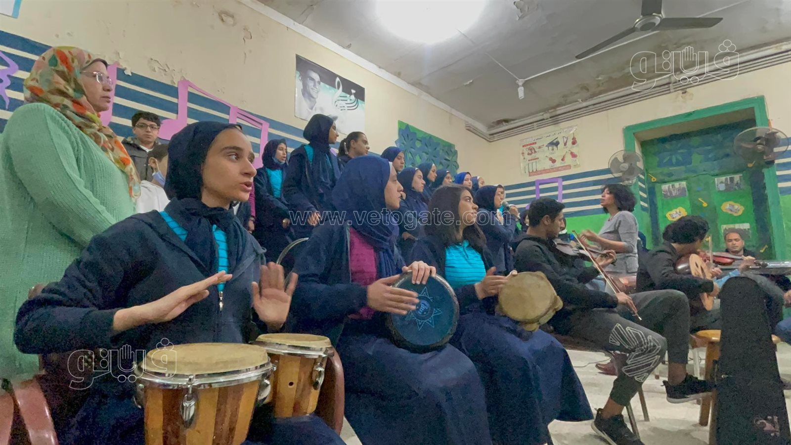 طلاب الثانوية بمدرسة الأورمان (1)