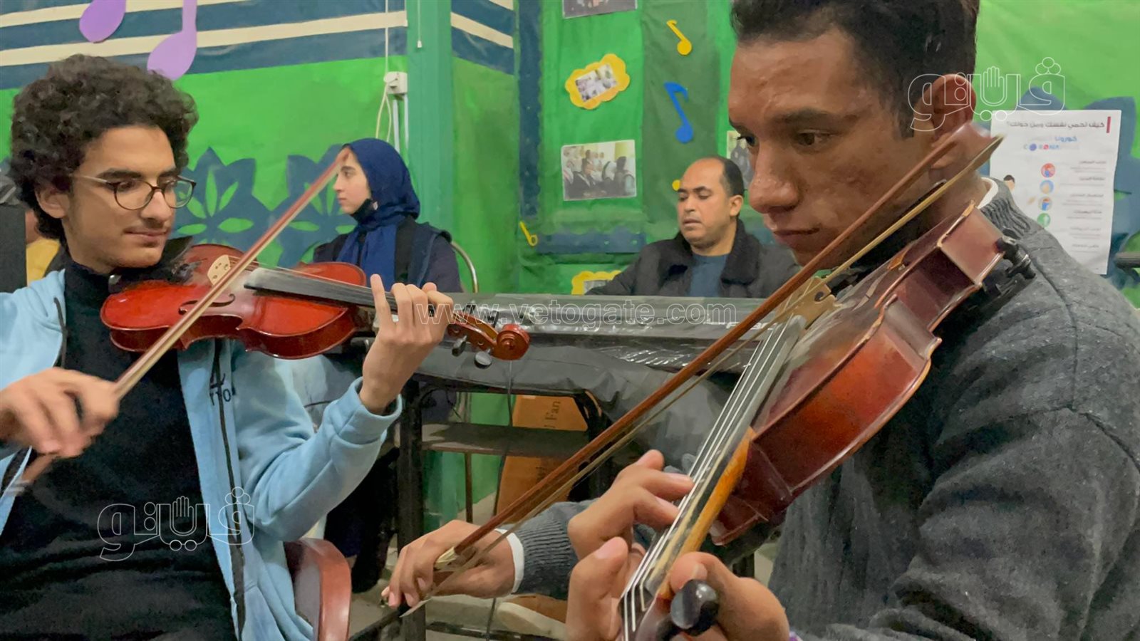 طلاب الثانوية بمدرسة الأورمان (3)