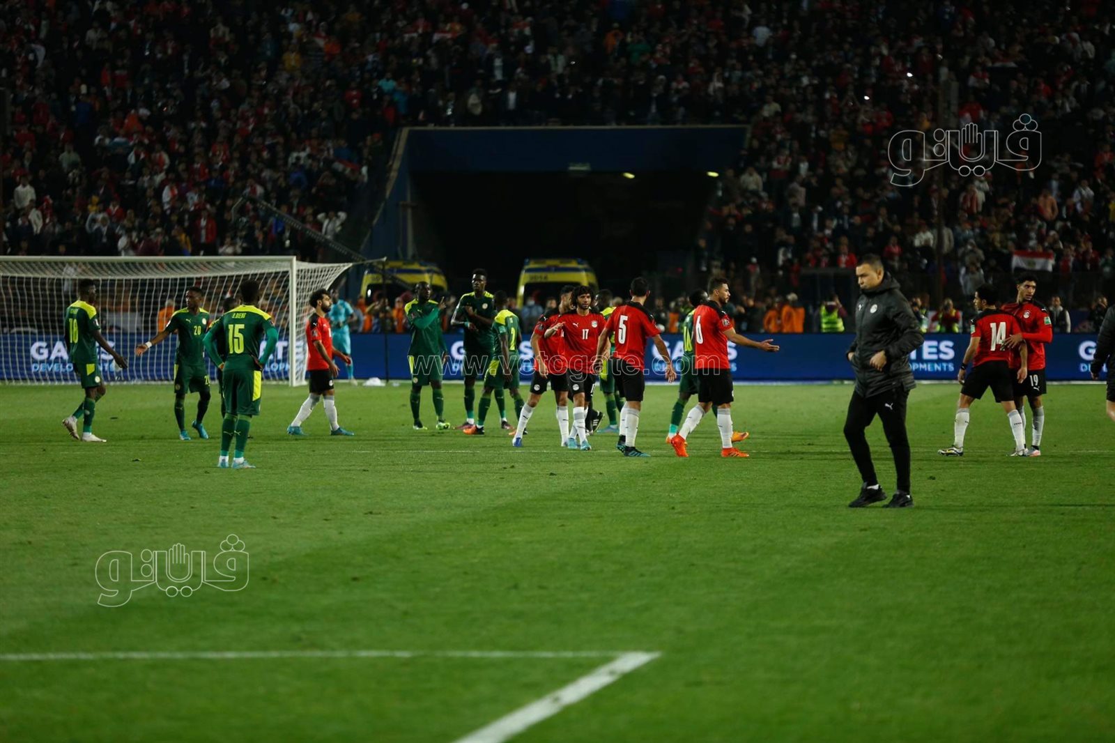 حزن محمد صلاح وفرحة الشناوي والحضري.. مشاهد بعد لقاء مصر والسنغال (56)