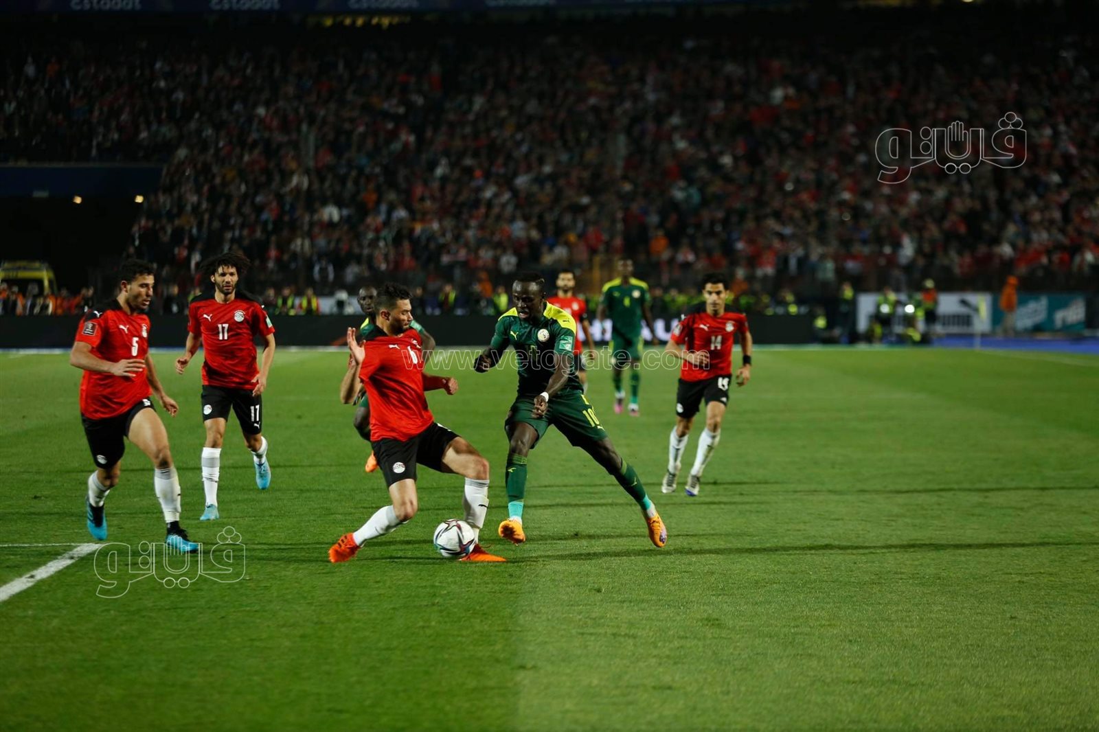 منتخب مصر يفوز على السنغال 01 في ذهاب الملحق المؤهل للمونديال  (14)