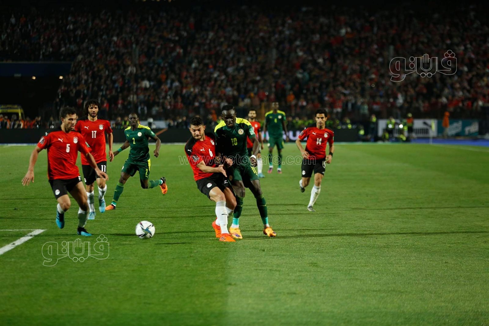 منتخب مصر يفوز على السنغال 01 في ذهاب الملحق المؤهل للمونديال  (28)