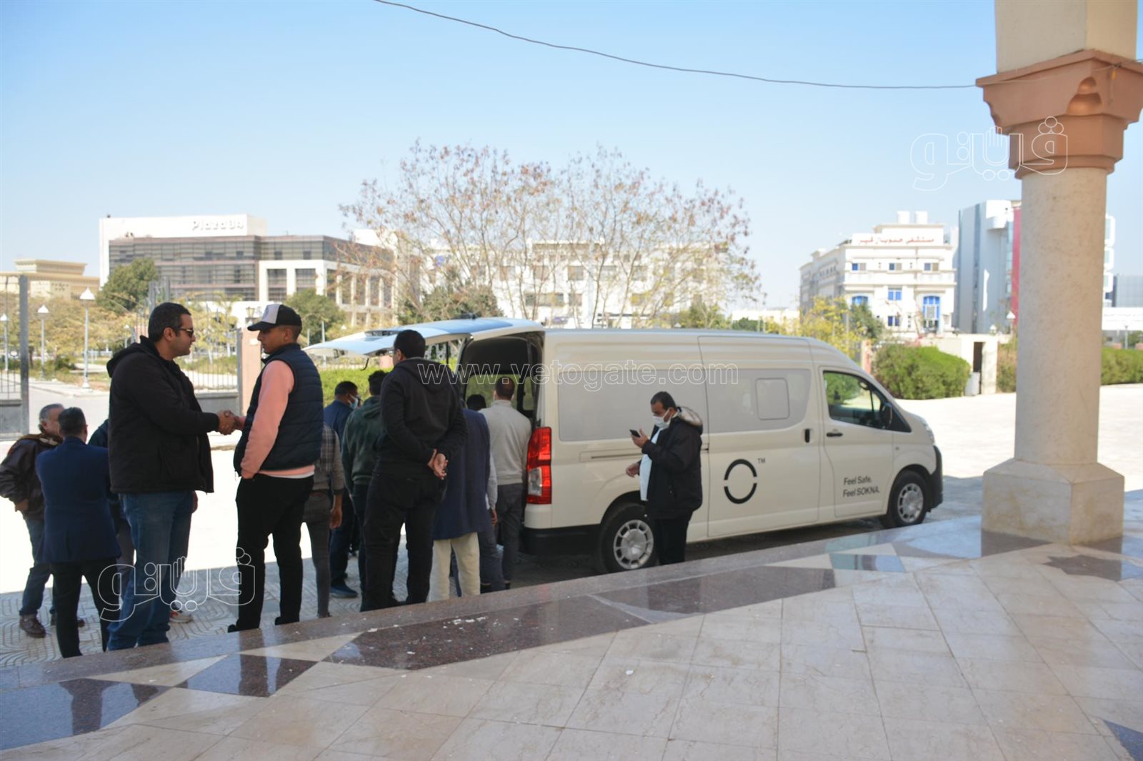 لحظة وصول جثمان أحمد حلاوة للمجمع الإسلامي بالشيخ زايد (5)