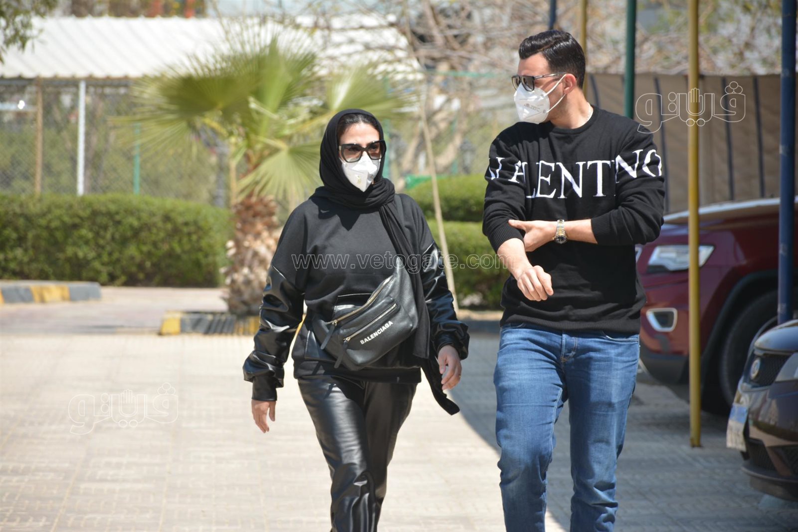 دنيا سمير غانم ورامي رضوان يشاركان في جنازة أحمد حلاوة (6)