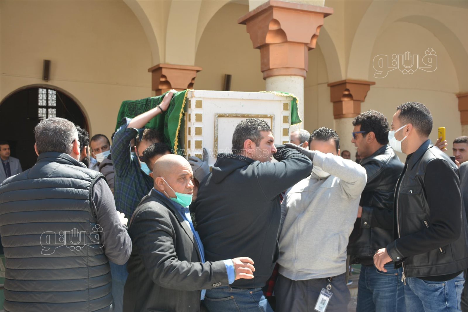 تشييع جثمان أحمد حلاوة من المجمع الإسلامي بالشيخ زايد (3)