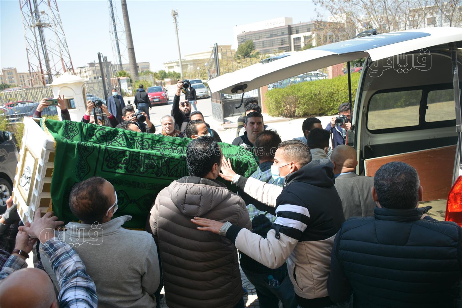 تشييع جثمان أحمد حلاوة من المجمع الإسلامي بالشيخ زايد (4)