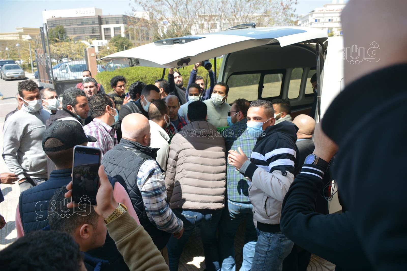 تشييع جثمان أحمد حلاوة من المجمع الإسلامي بالشيخ زايد (11)