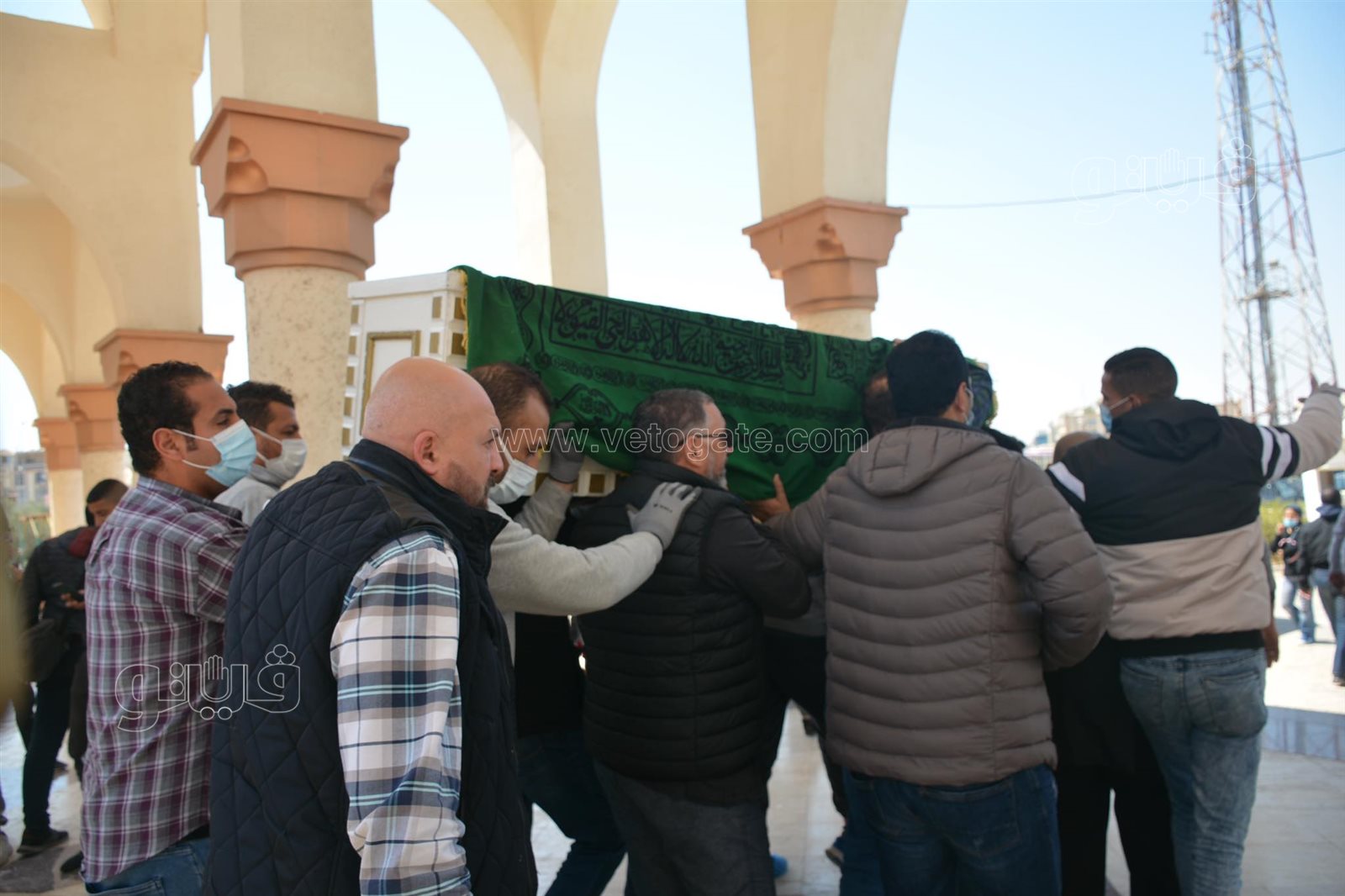 تشييع جثمان أحمد حلاوة من المجمع الإسلامي بالشيخ زايد (21)