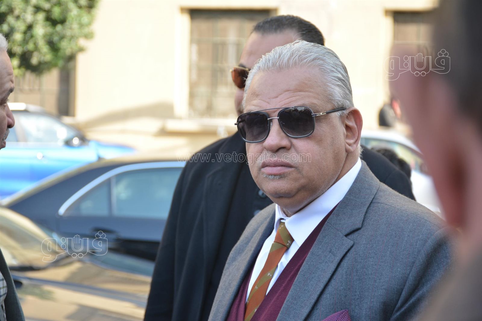 صلاة الجنازة على الراحل رجائي عطية بمسجد عمر مكرم (4)