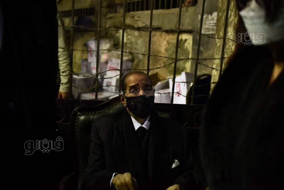 فريد الديب وحسن حمدي في عزاء رجائي عطية (1)