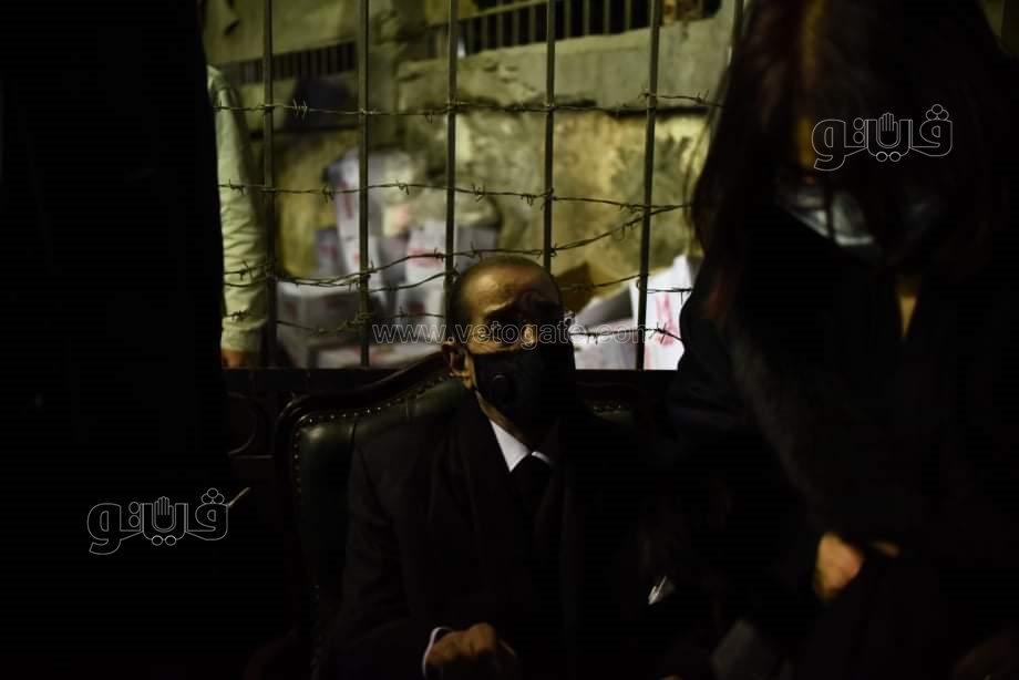 فريد الديب وحسن حمدي في عزاء رجائي عطية (9)