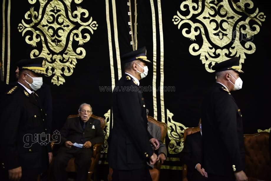 مرتضي منصور في عزاء رجائي عطية (25)