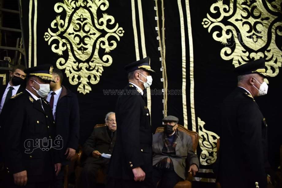 مرتضي منصور في عزاء رجائي عطية (27)