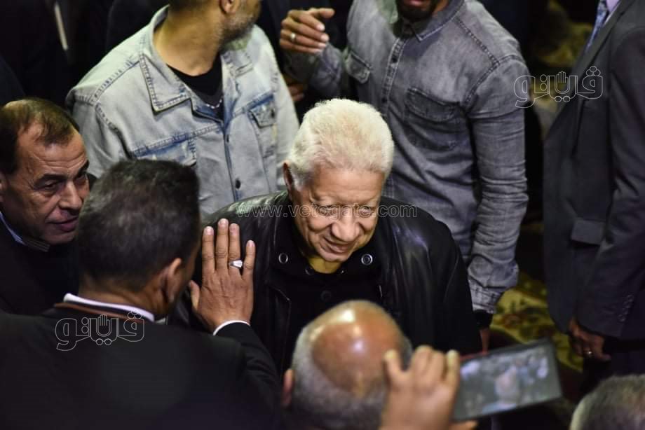 مرتضي منصور في عزاء رجائي عطية (13)