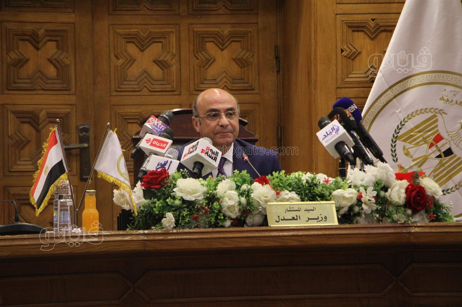 مؤتمر صحفي لوزير العدل (6)