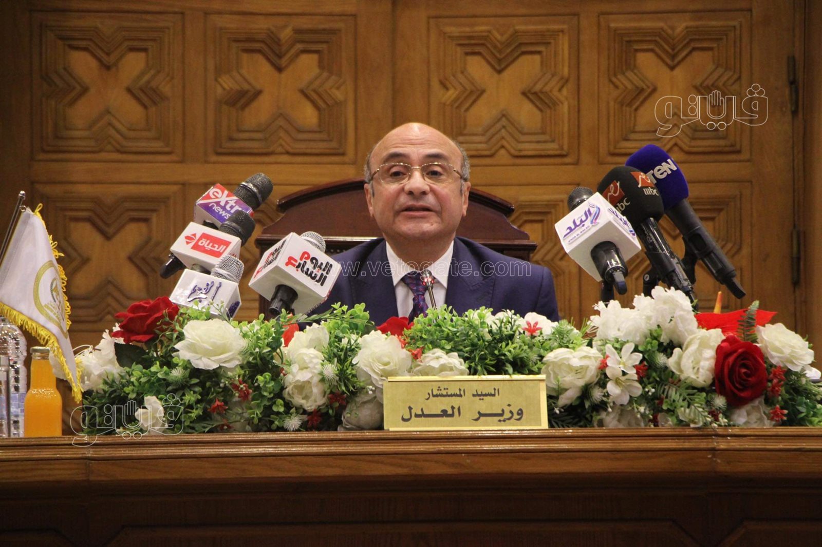 مؤتمر صحفي لوزير العدل (3)