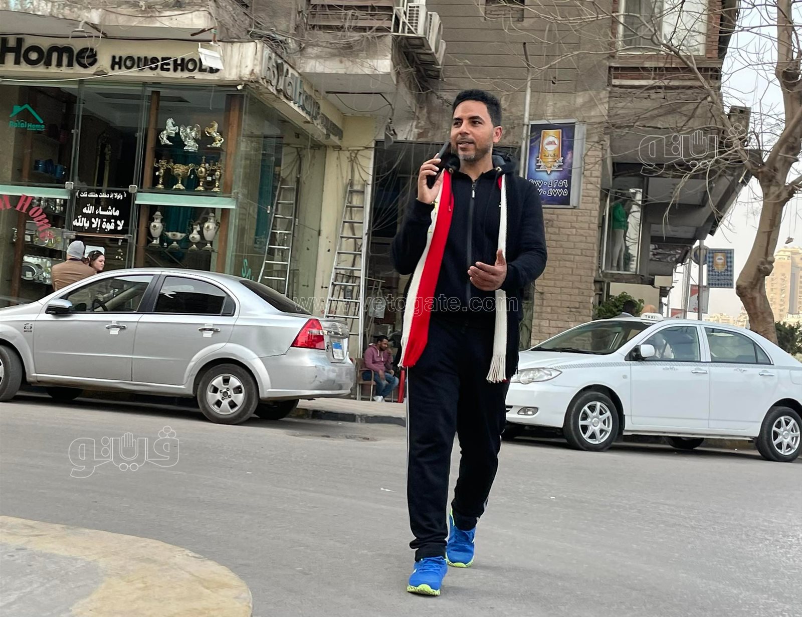 العلم بـ25 انتشار الباعة في شوارع جامعة الدول قبل مباراة مصر والسنغال (8)