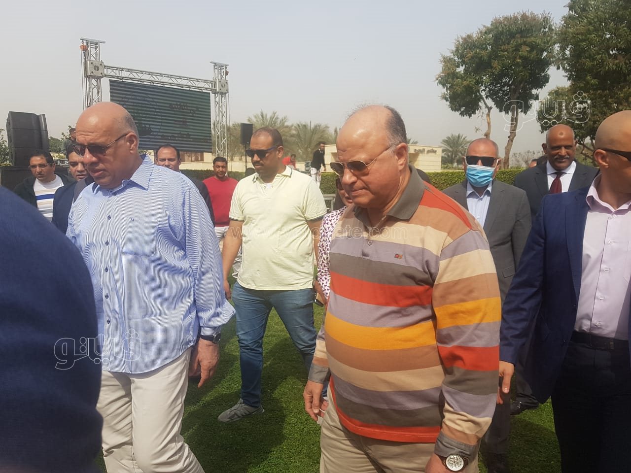 وزير التنمية ومحافظ القاهرة يحتفلان بيوم اليتيم في حديقة الأزهر (7)