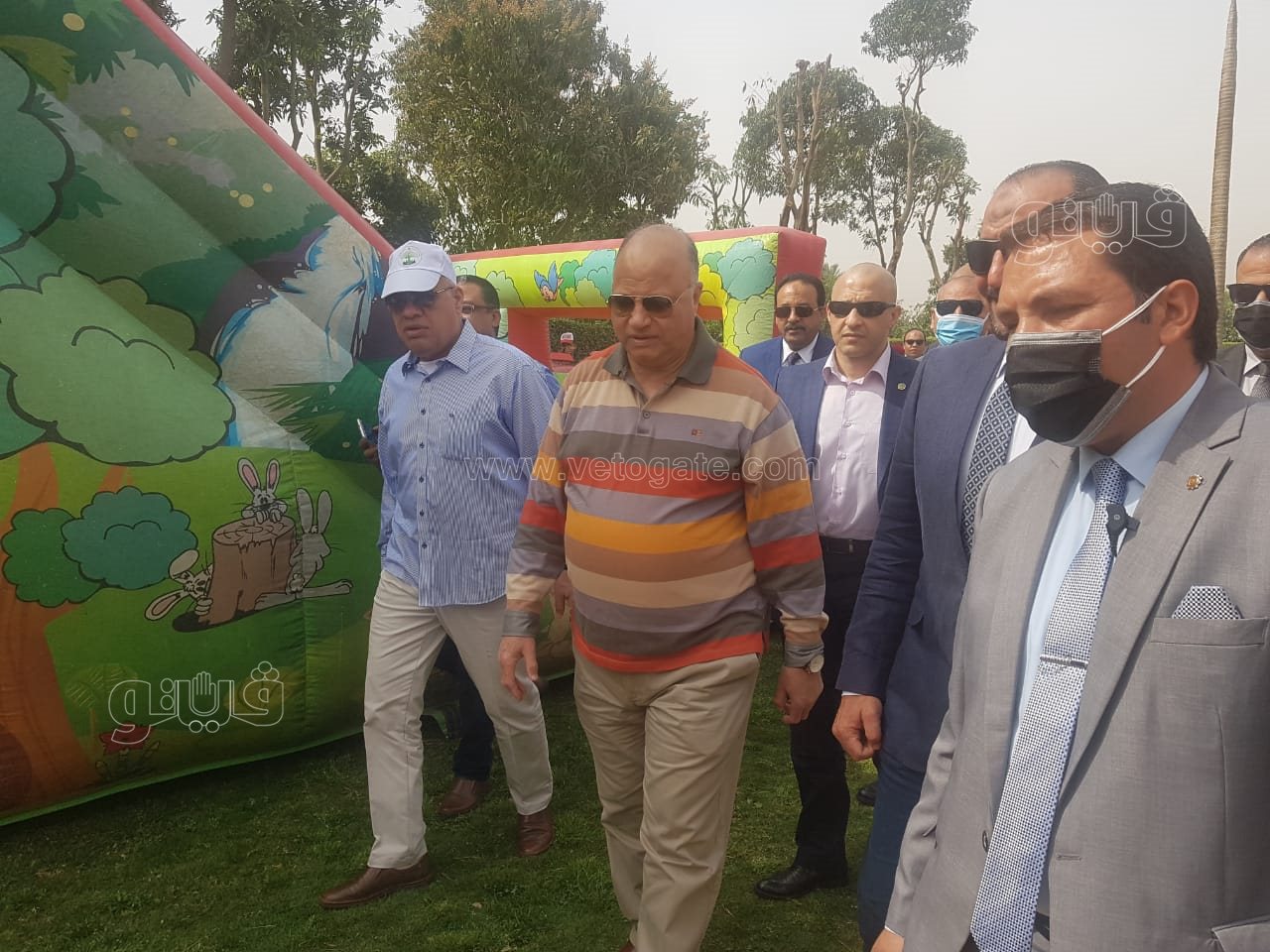 وزير التنمية ومحافظ القاهرة يحتفلان بيوم اليتيم في حديقة الأزهر (12)