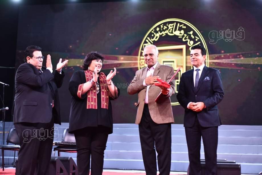 وزيرة الثقافة تكرم مصطفى شعبان وبشرى وأبطال نصر أكتوبر باحتفالية هل هلالك (8)