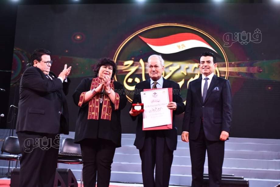 وزيرة الثقافة تكرم مصطفى شعبان وبشرى وأبطال نصر أكتوبر باحتفالية هل هلالك (17)