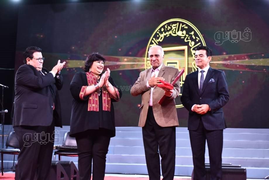 وزيرة الثقافة تكرم مصطفى شعبان وبشرى وأبطال نصر أكتوبر باحتفالية هل هلالك (18)