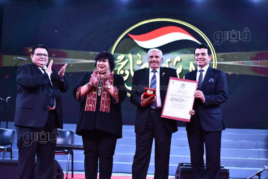 وزيرة الثقافة تكرم مصطفى شعبان وبشرى وأبطال نصر أكتوبر باحتفالية هل هلالك (21)
