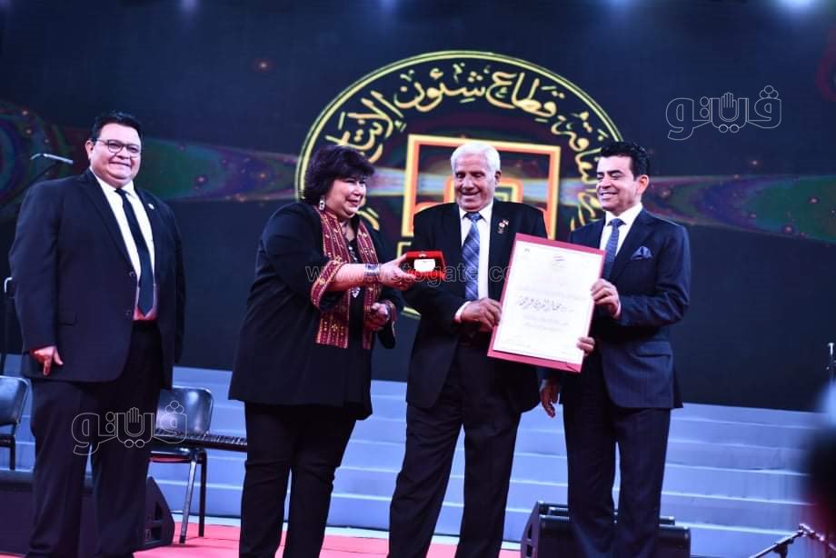 وزيرة الثقافة تكرم مصطفى شعبان وبشرى وأبطال نصر أكتوبر باحتفالية هل هلالك (22)