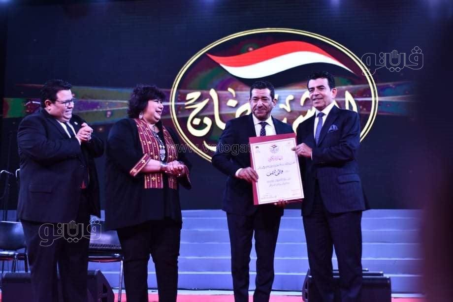 وزيرة الثقافة تكرم مصطفى شعبان وبشرى وأبطال نصر أكتوبر باحتفالية هل هلالك (25)