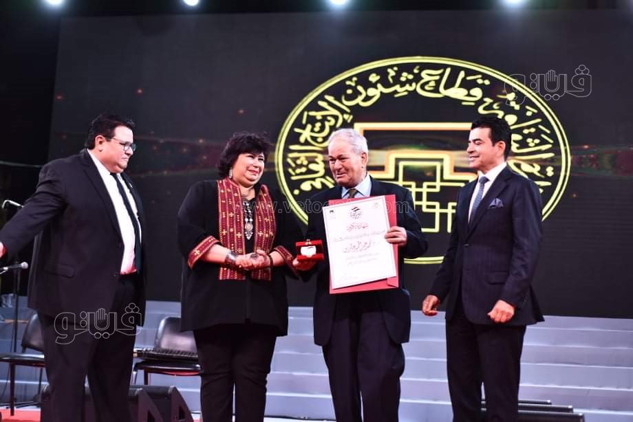 وزيرة الثقافة تكرم مصطفى شعبان وبشرى وأبطال نصر أكتوبر باحتفالية هل هلالك (34)